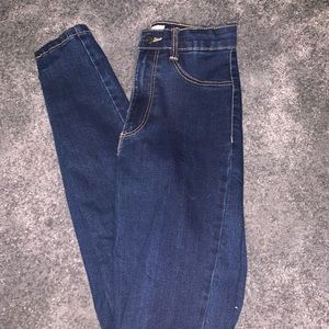 Zara high-rise skinny jeans